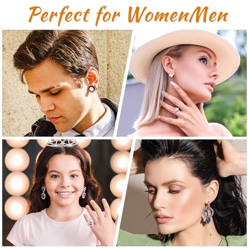 Earring Lifters Backs, 8 Pcs Earring Backs for Droopy Ears Locking Earrings