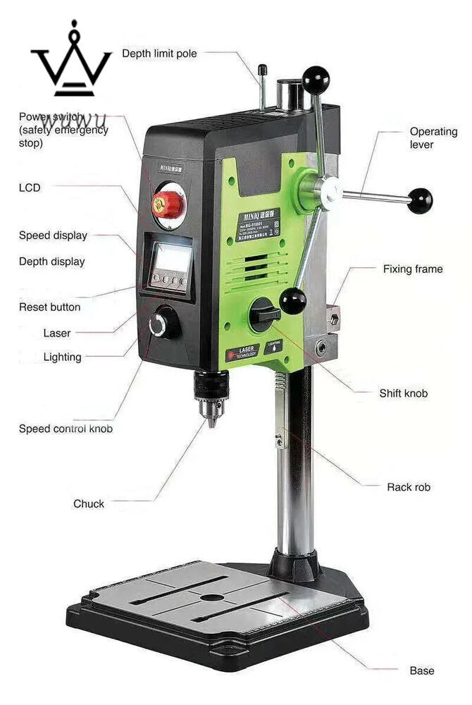 220v  Micro Bench Drill Bench Drilling Industrial Grade Drilling Milling