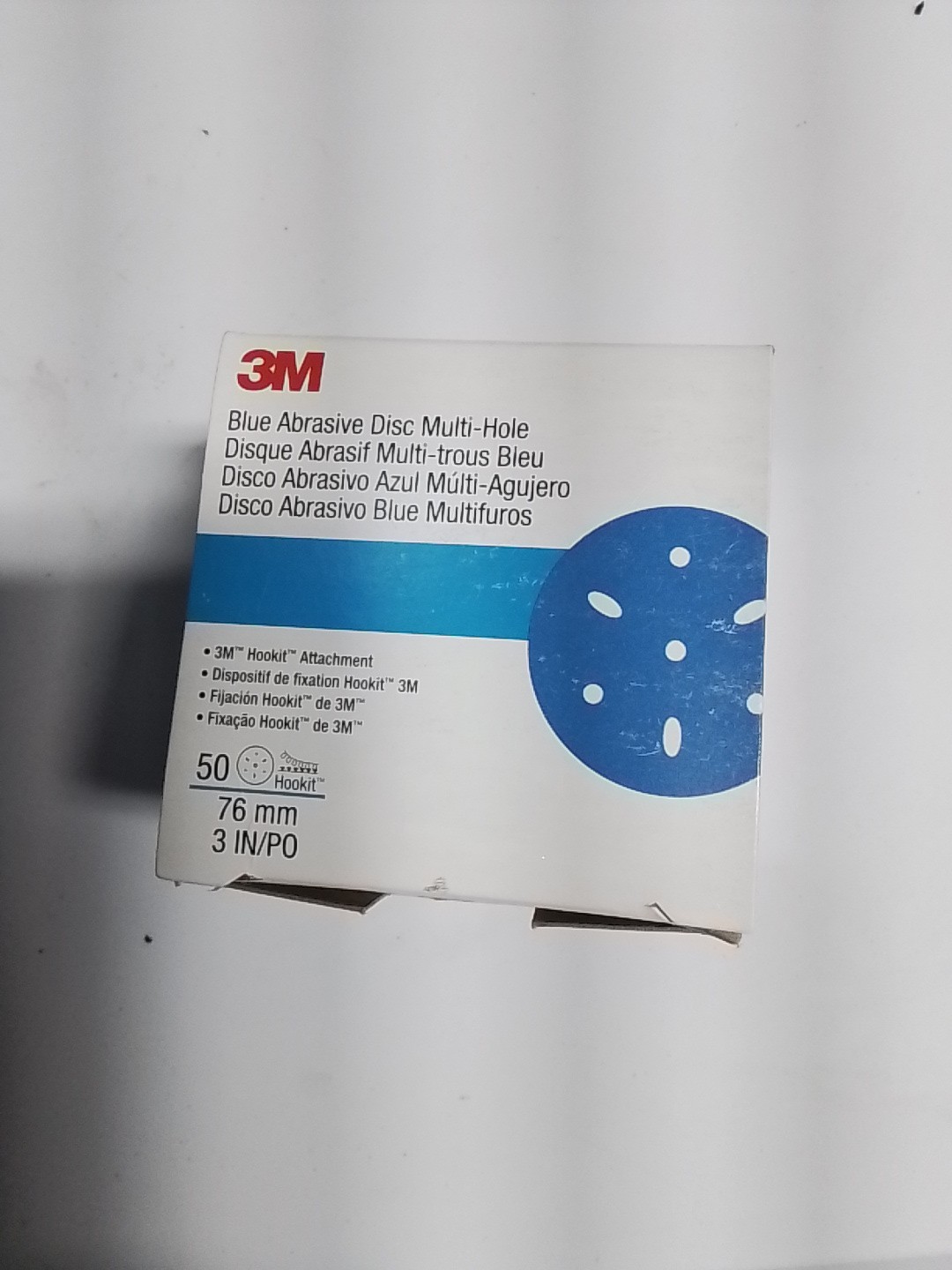3M 36146 Multi-Hole Hook & Loop 180 Grit 3 in. Sanding Disc (50/Pack)