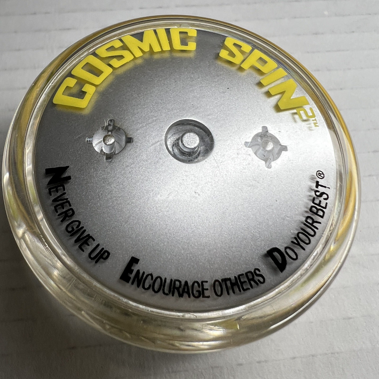 Cosmic Spin² Yo-Yo NED Never Give Up Yellow
