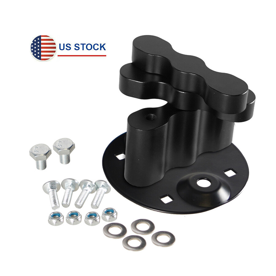 Black Aluminum Fuel Containers Pack Mount For RotopaX Fuel Packs For Jeep ATV US