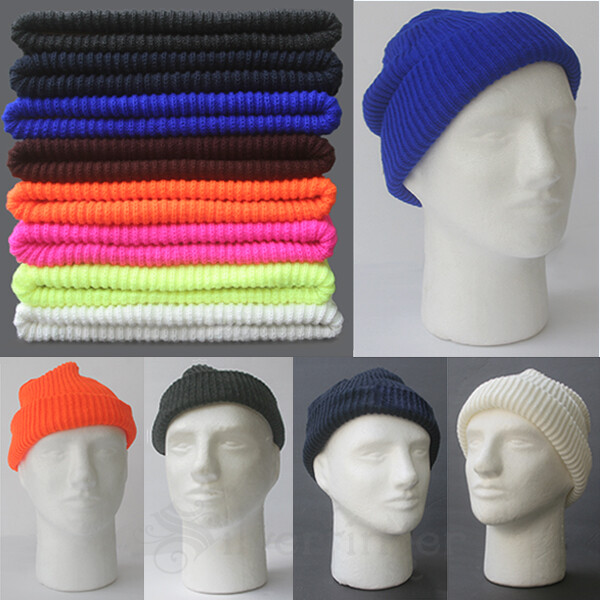 100% NATURAL FIBER YARNS COTTON HEMP KNIT HAT Beanie Cap Thick Winter Men Women