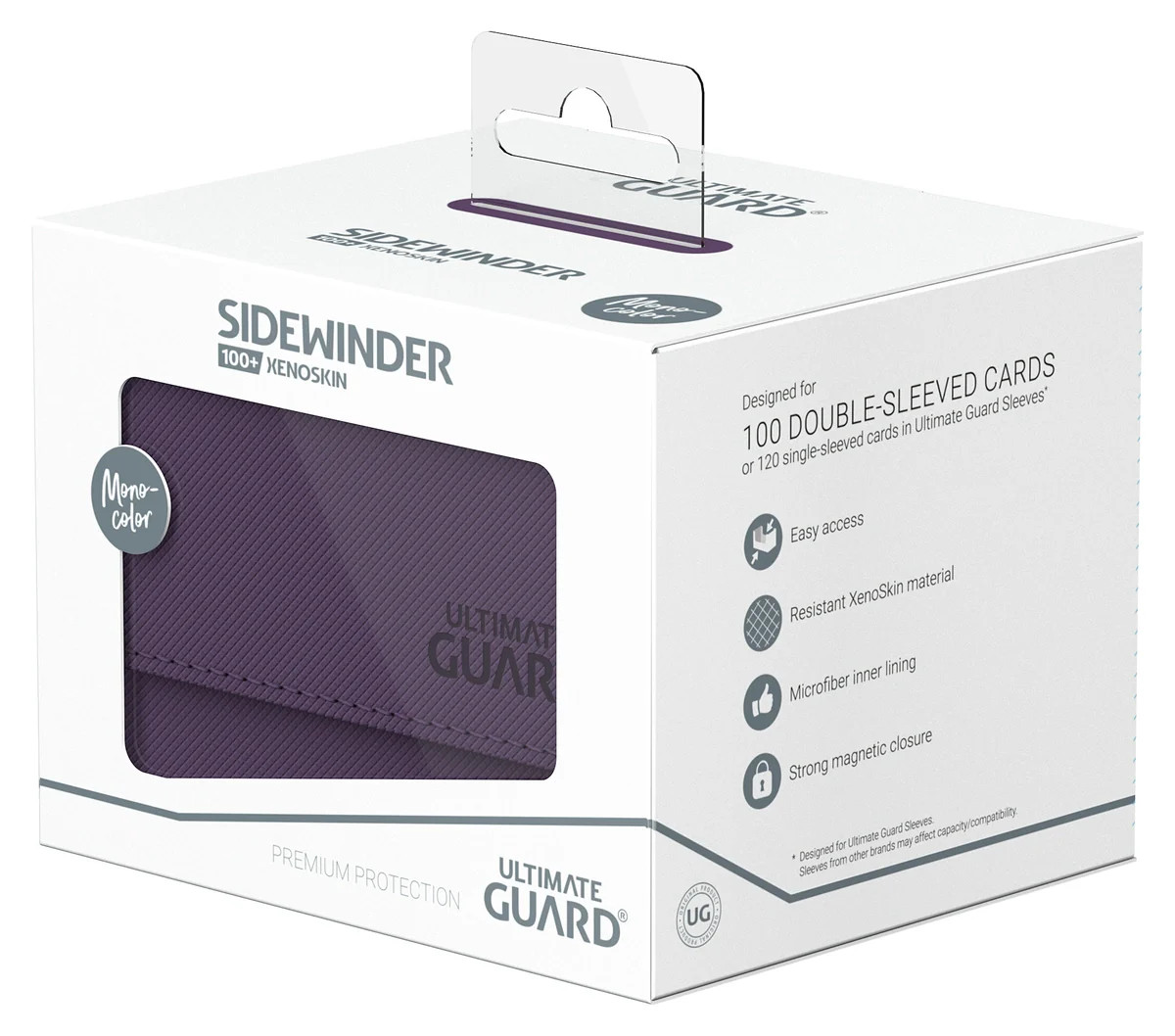 Ultimate Guard Sidewinder 100 Purple Xenoskin Deck Box