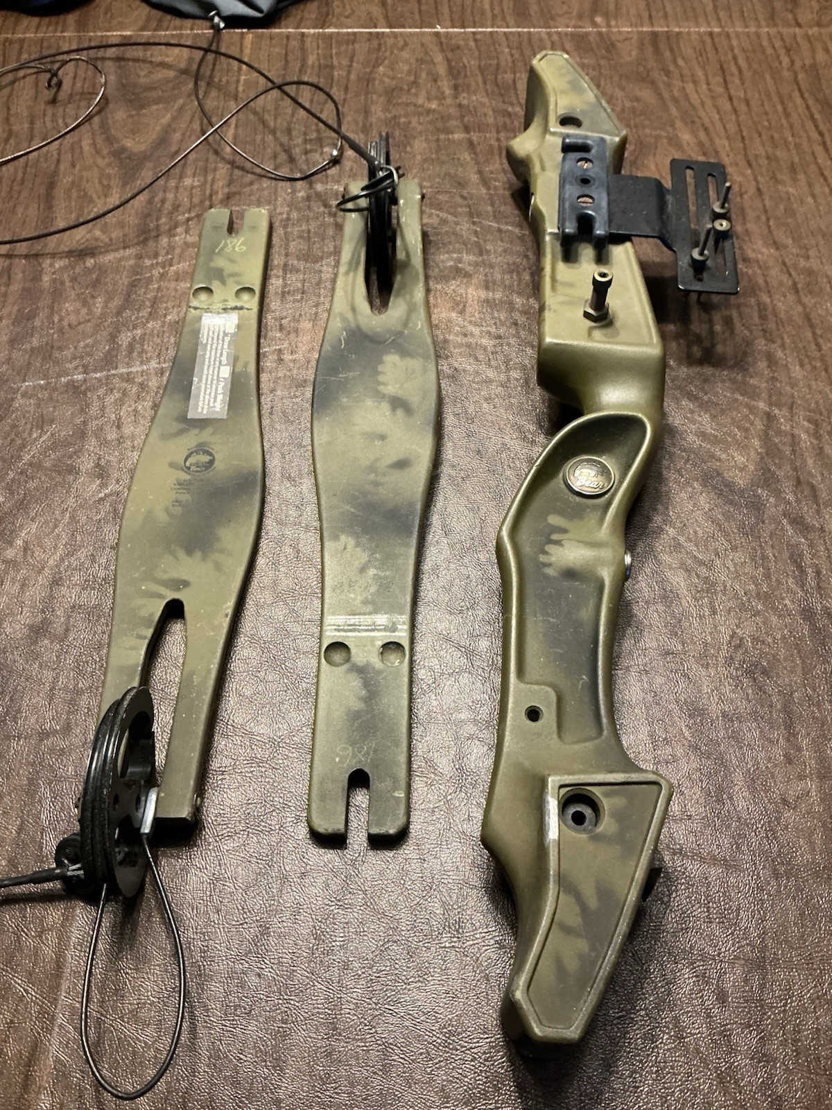Bear Flare Compound Bow Parts