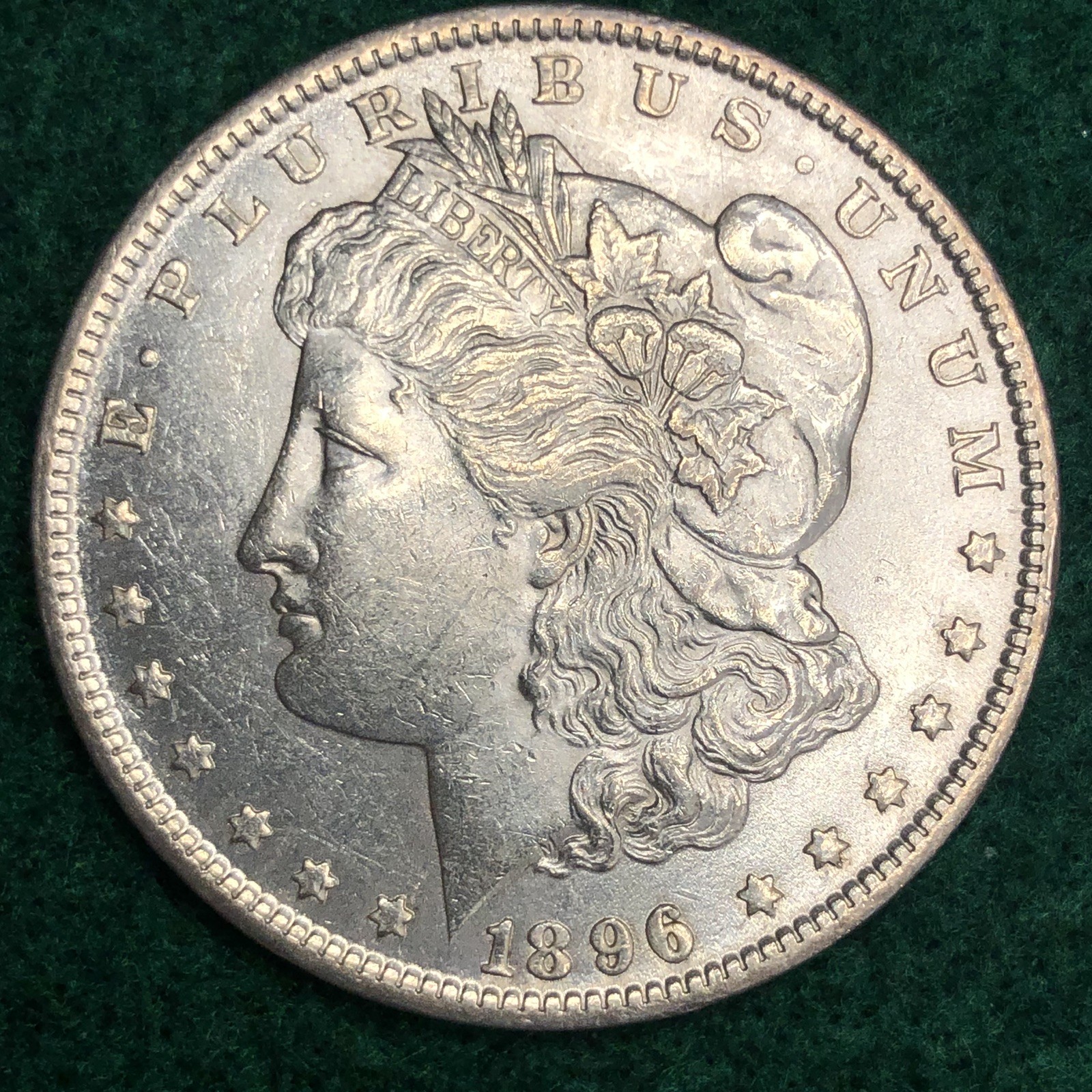 1896 Morgan Silver Dollar BU *UNCIRCULATED* MS #554
