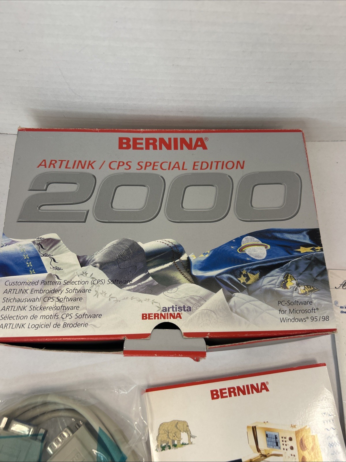 BERNINA ARTLINK /CPS SPECIAL EDITION 2000 Artista Read Windows 95/98