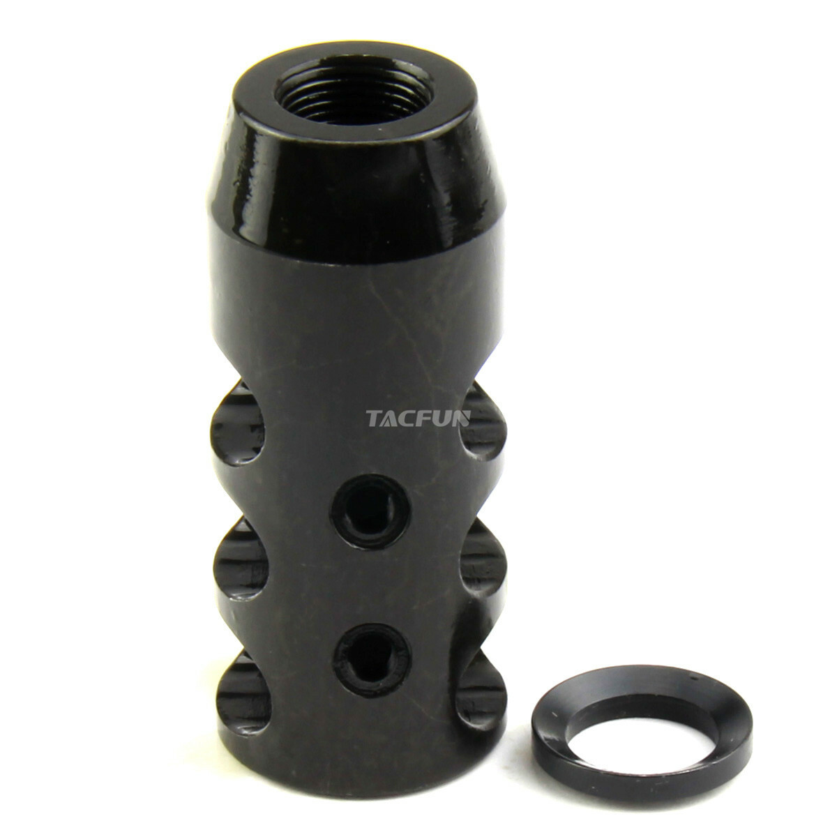 NEW! Compact Low Concussion 1/2x28 Muzzle Brake Compensator .223 5.56