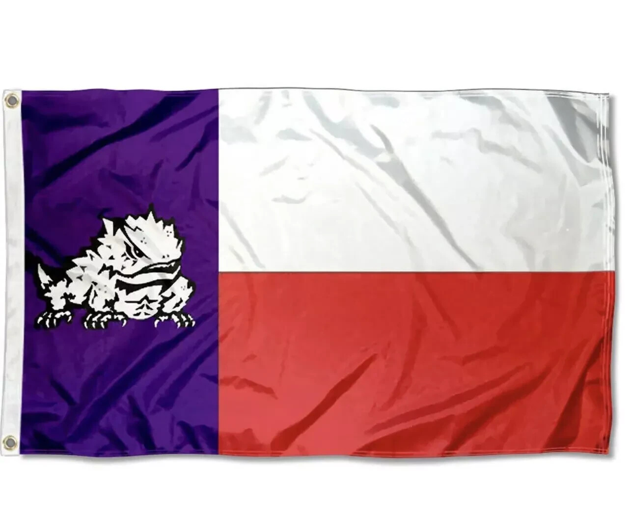 TCU Flag 3x5 ft TX State Horned Frogs Texas Christian University Banner College