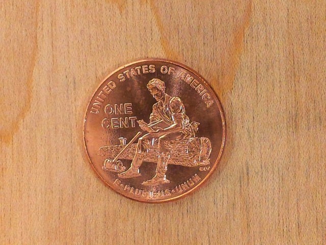 2009 P Lincoln Cent Formative Years Actual Coin # 4
