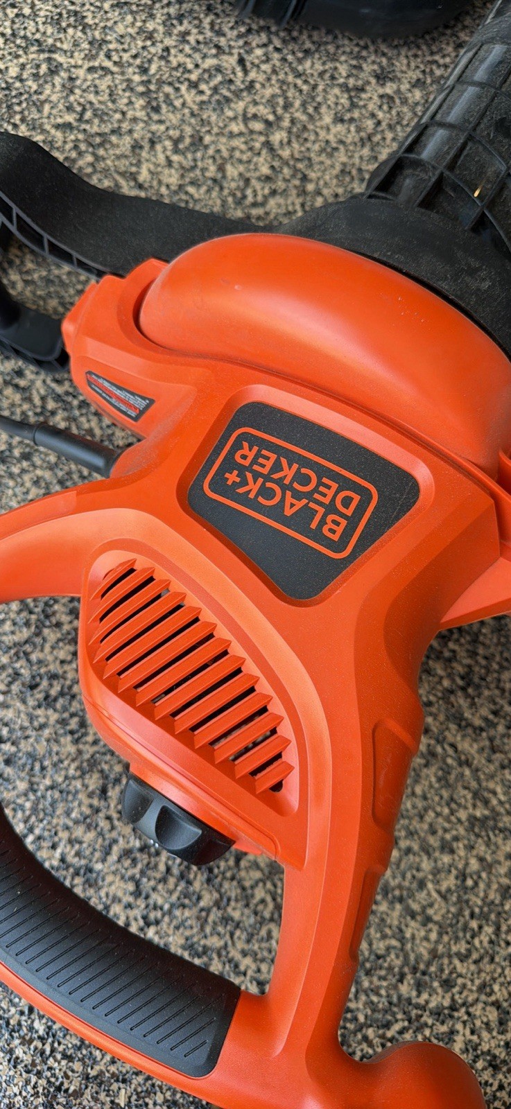 BLACK+DECKER BV6000 Leaf Blower/Vacuum Combo Corded Electric Orange Bag