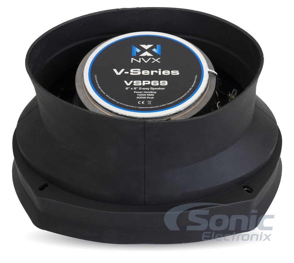 Open Box, Great - NVX XBAF69 Universal 6x9” Silicone Rubber Speaker Baffle
