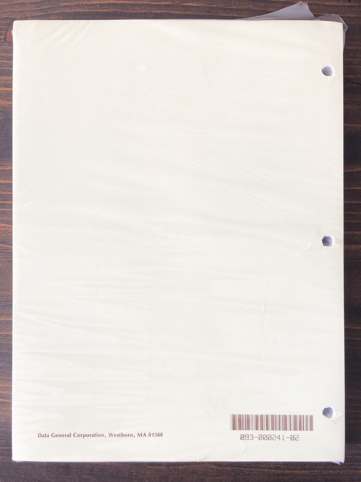 Data General DG - System Call Dictionary (AOS/VS) - Factory Sealed