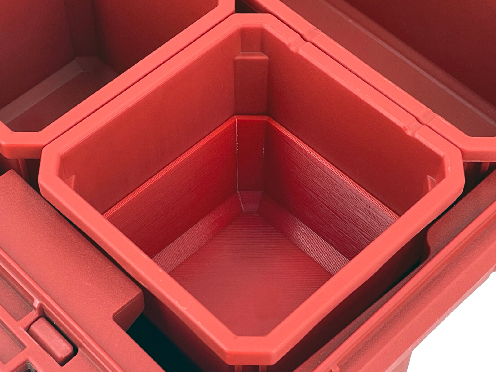 Milwaukee Packout Organizer Compatible Square Nesting Bin Top and Bottom Set