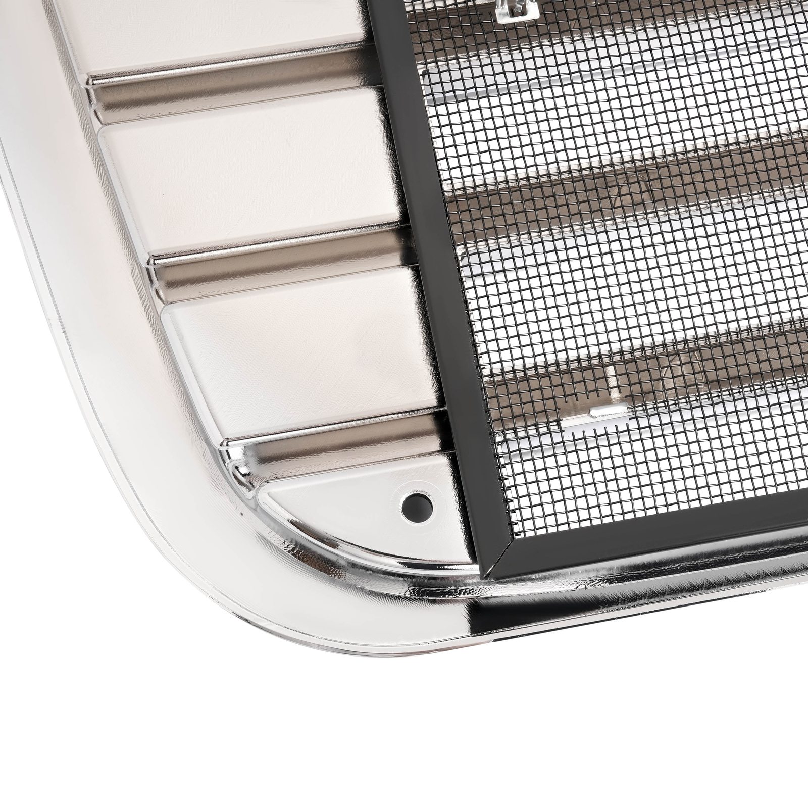 For Freightliner M2 2002-2022 Chrome Front Upper Bumper Grille ABS w/Bug Screen