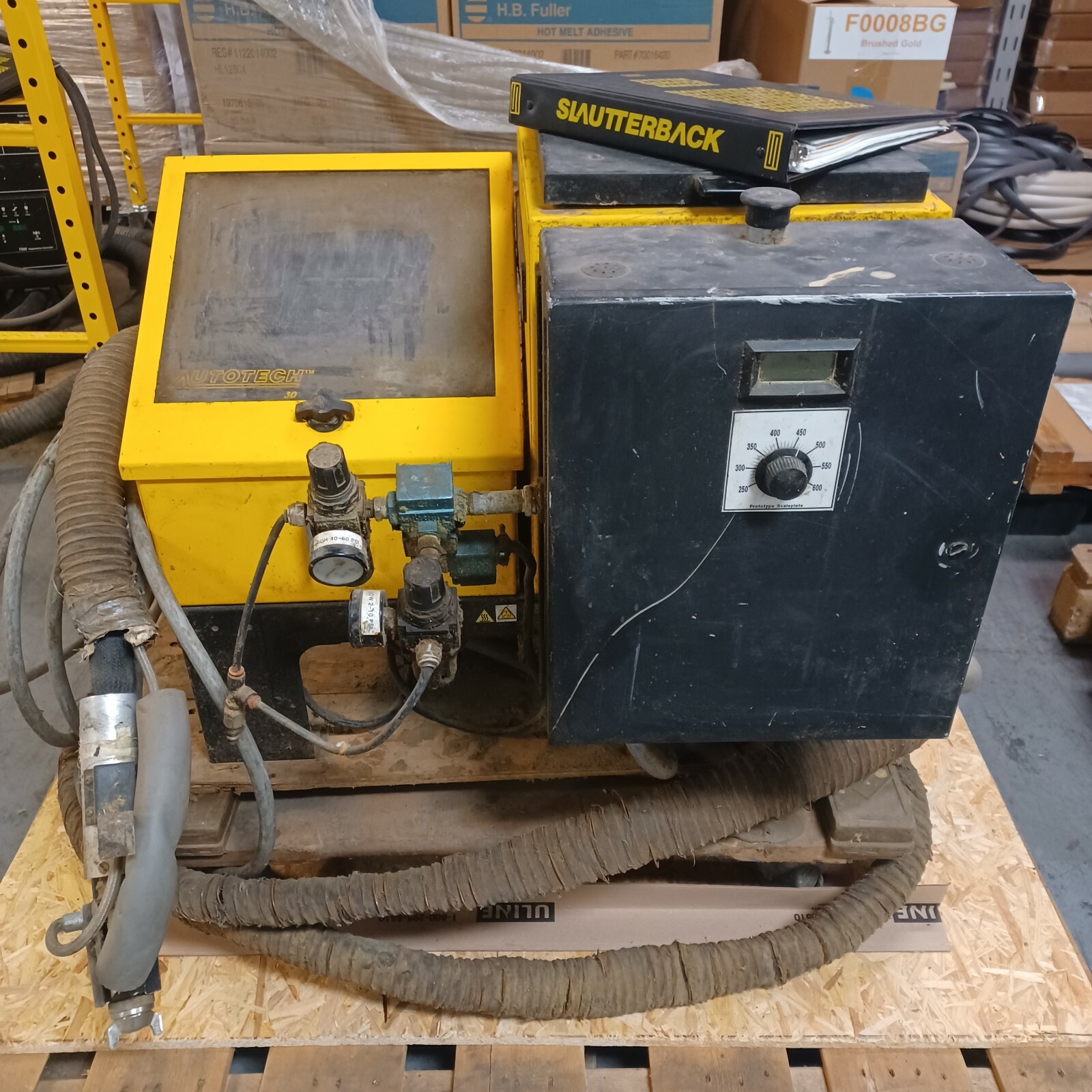 Slautterback AT30 Hot Melt Glue Machine with Applicator Hose - AS IS