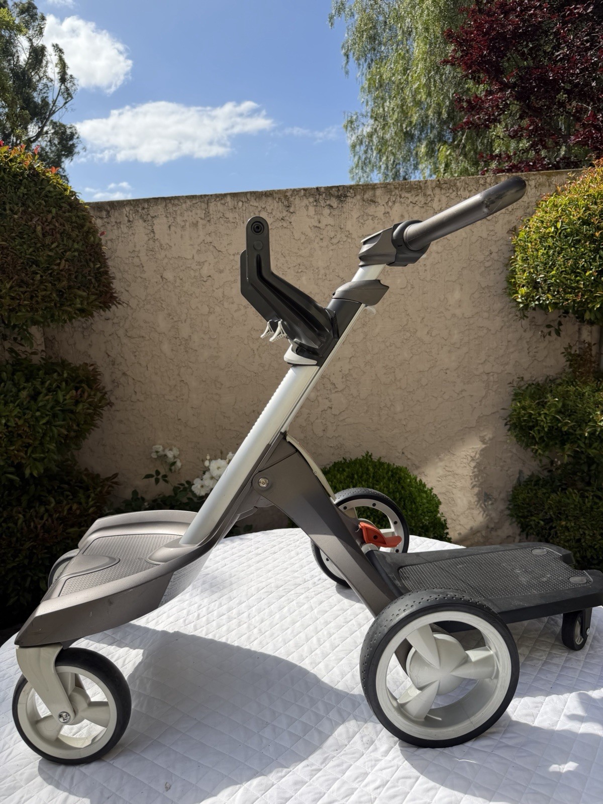 stokke xplory v1 Replacement stroller Frame & Stand Along Board Gray Clean