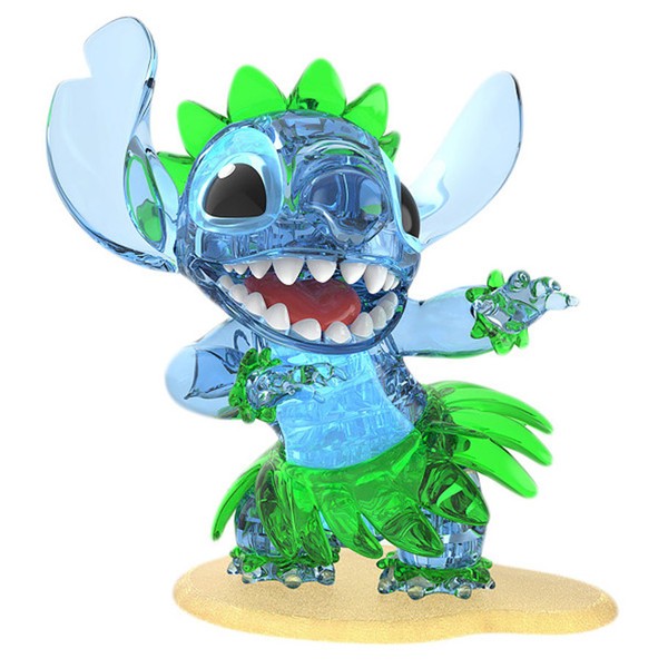 UNV32185 University Games Puzzle: 3D Crystal: Stitch Hula
