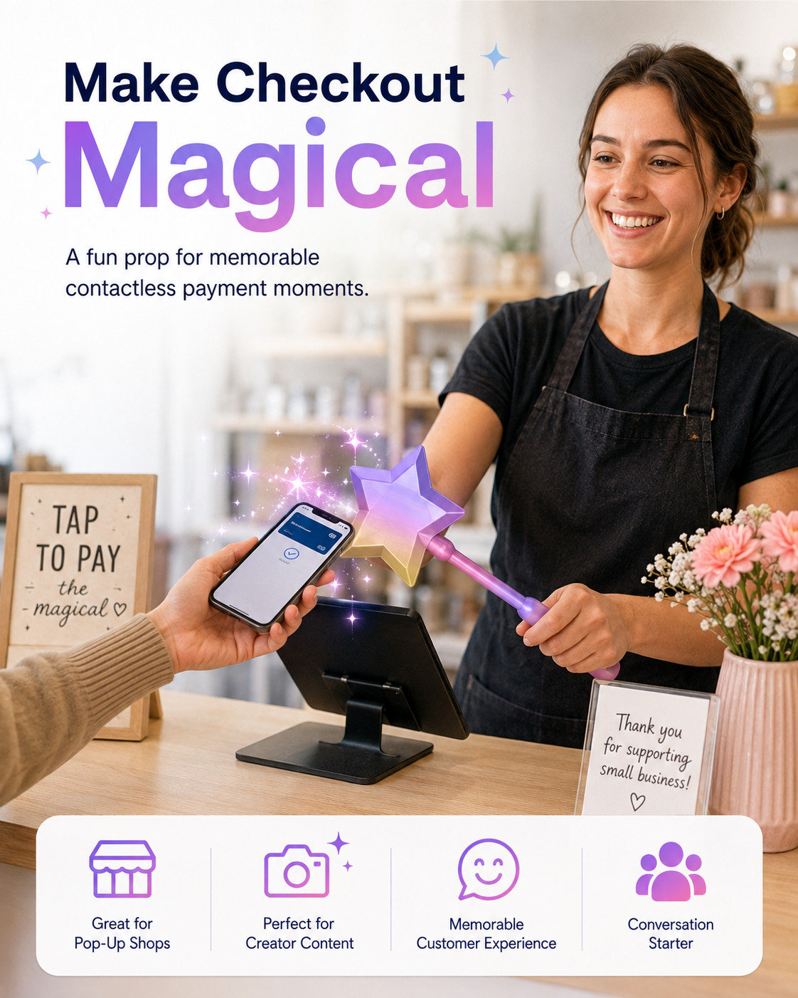 3D Printed Wand Tap to Pay