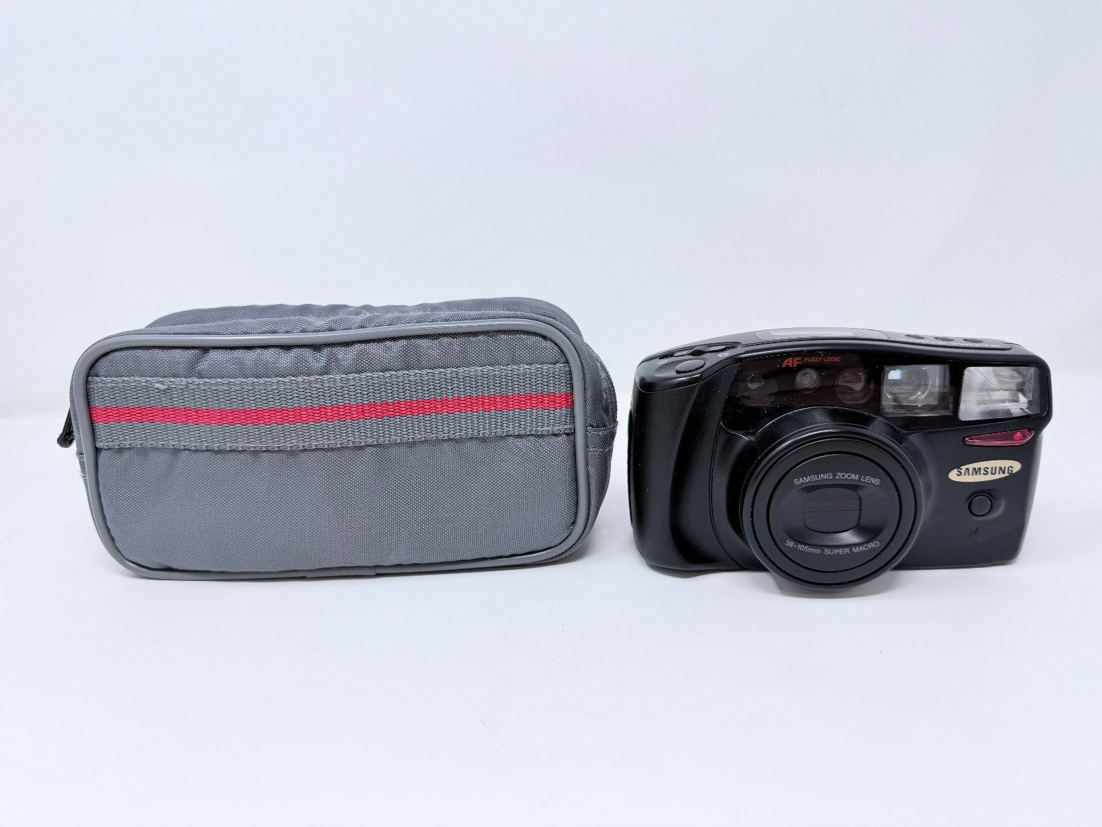 Samsung Maxima Zoom 105 35mm Film Camera 38-105mm W Macro – Film Tested W/ Case