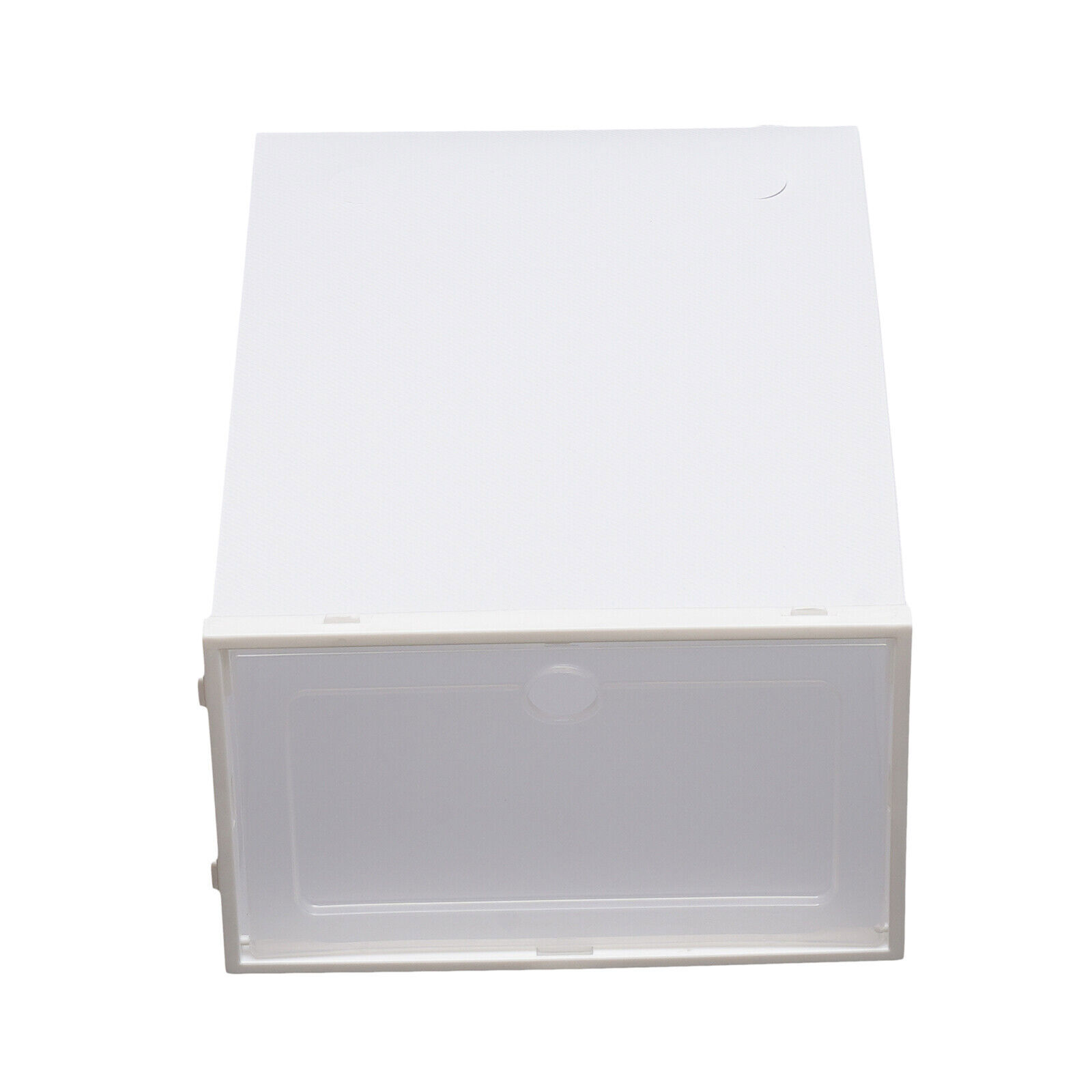 20/24* Stackable Shoe Storage Box Durable Plastic Sneaker Display Case Organizer