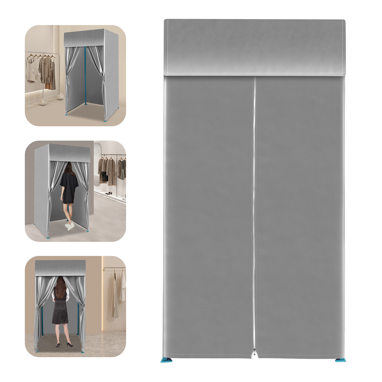 Portable Foldable Clothing Store Fitting Room Changing Room Dressing Room