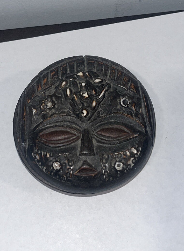 Vintage Wooden Jewelry Box | Carved Wood Box