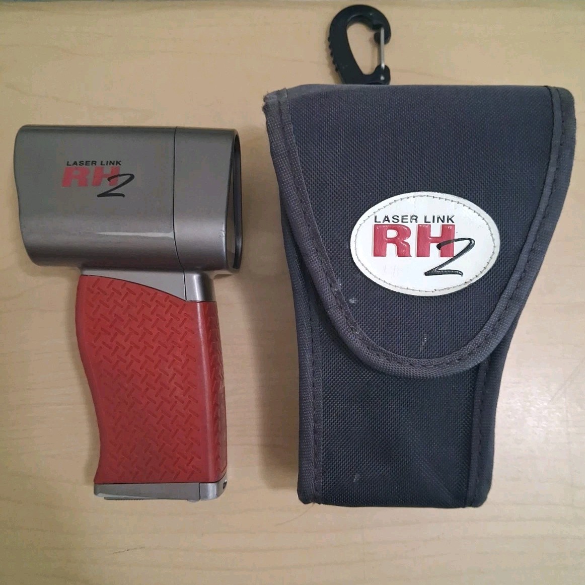 LASER LINK RH2 Red Hot 2 Handheld Golf Rangefinder With Carrying Case "Tested"🔵