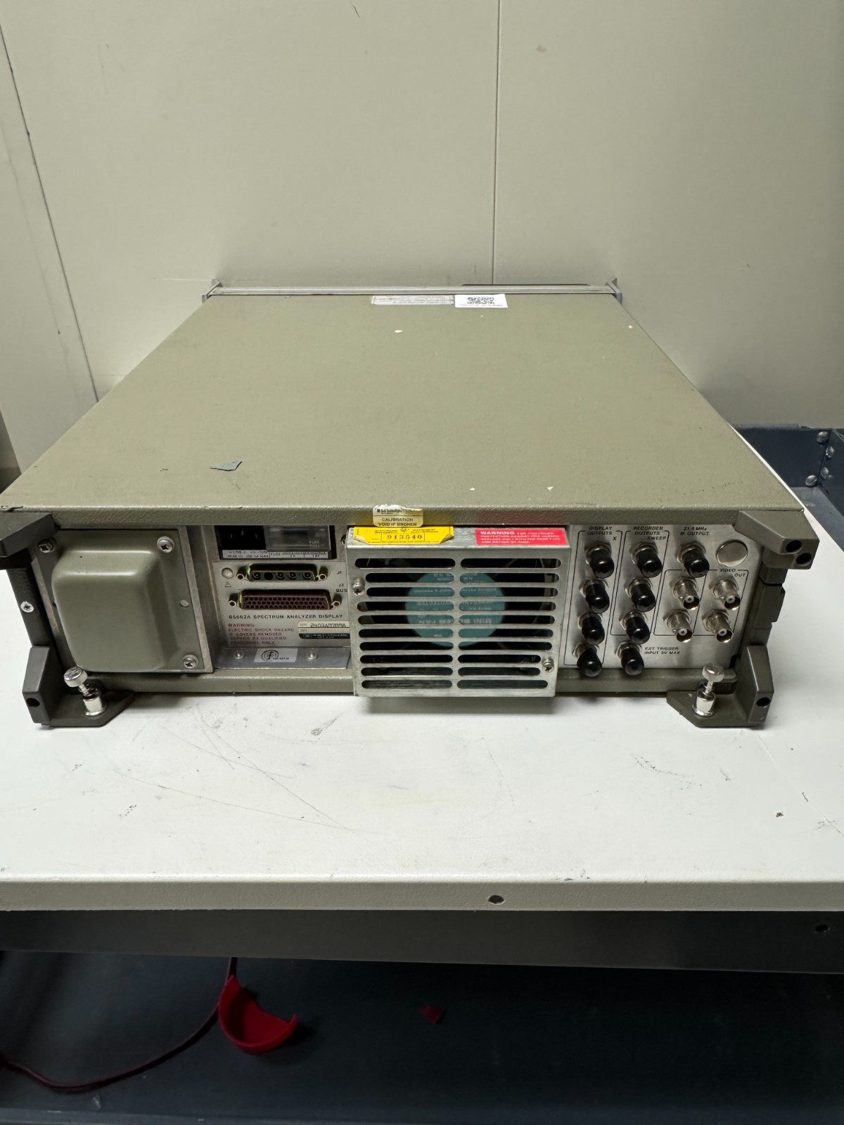 Agilent 85662A Spectrum Analyzer Display