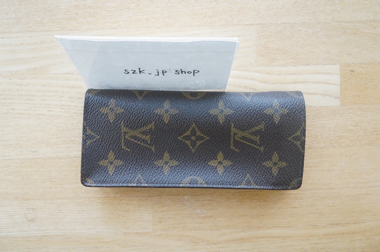 Louis Vuitton Monogram Glasses Case M62962 Etui Lunettes Simple Authentic