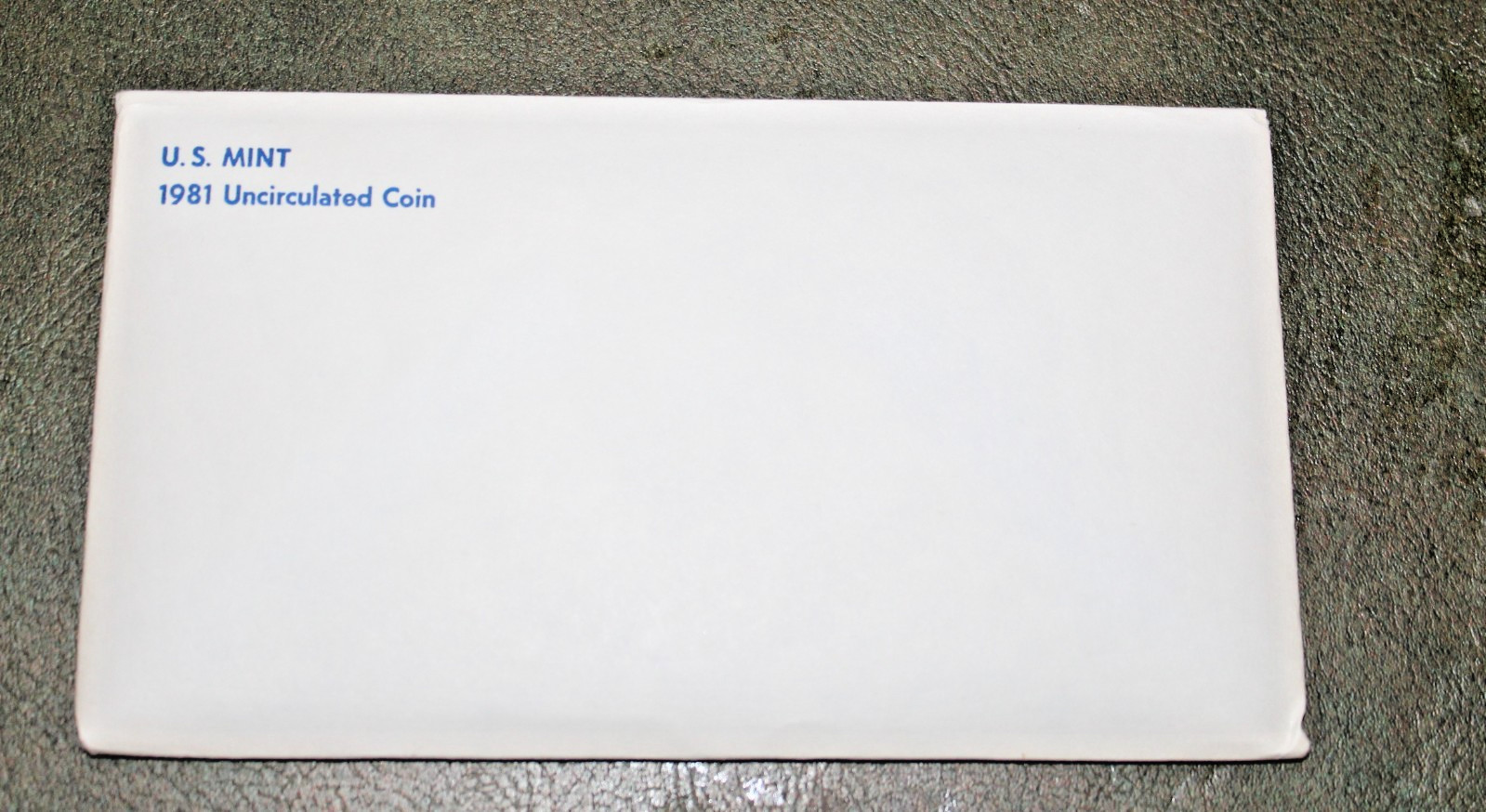 1981 Uncirculated Mint Envelope (No Coins) Envelope Only