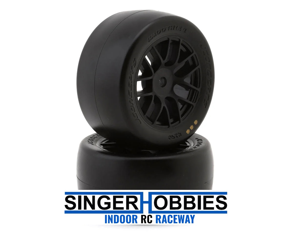 JCONCEPTS 4190-3053916 Losi NASCAR 1/12 Smoothie 2 Pre-Mounted Tires G3 SOFT
