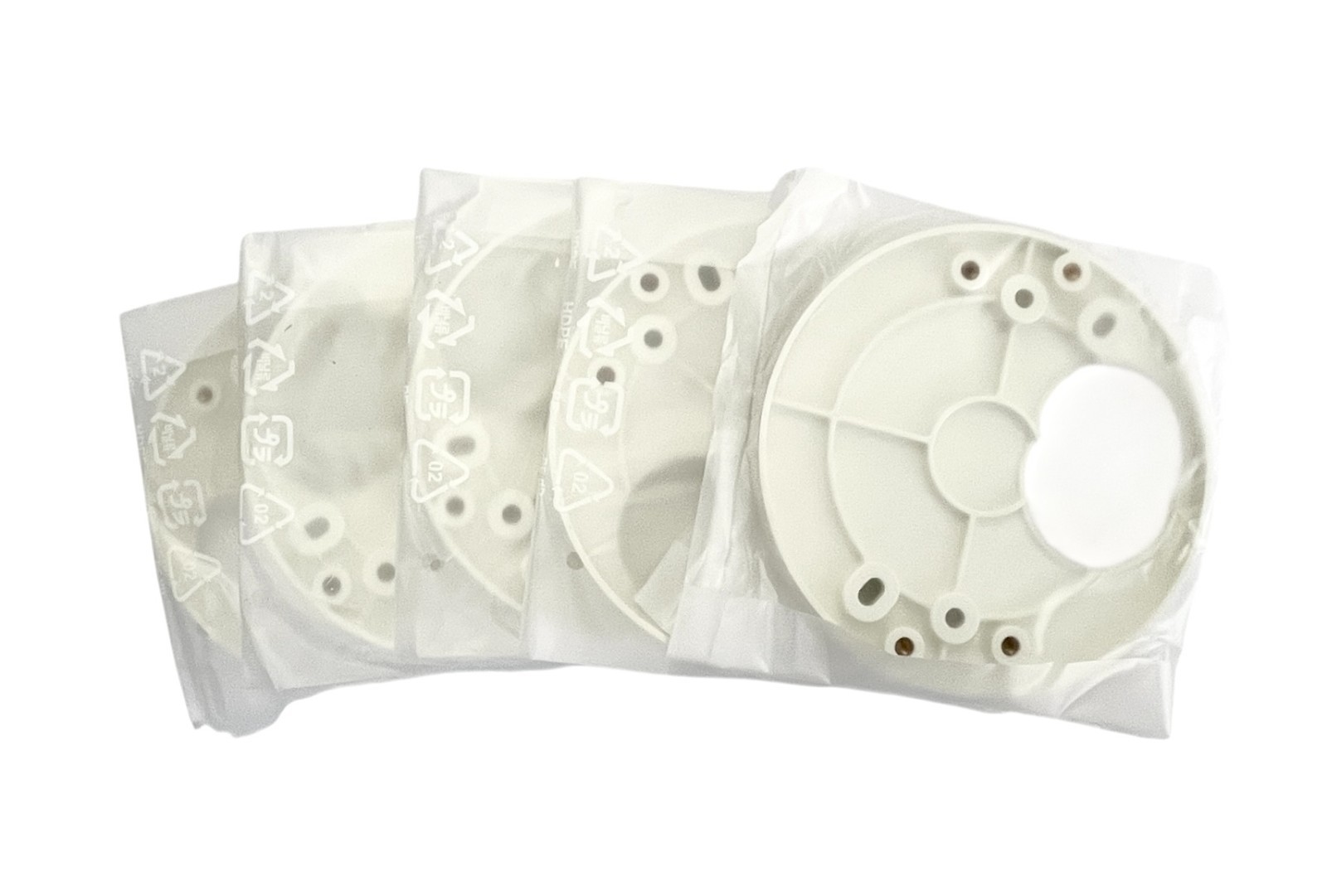 Hanwha Techwin SBD-120GP Adaptor Plates for Camera Mounting Package of 5 Ivory