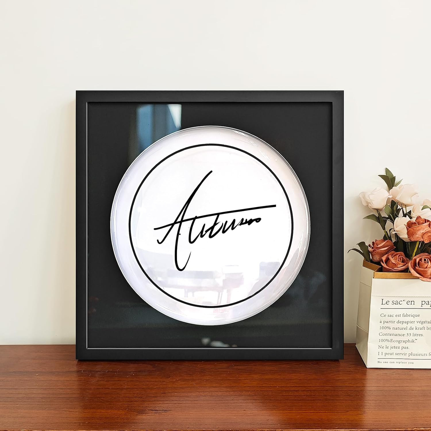 14" Drum Head Display Case - Wall Mount Shadow Box for Signed Memorabilia