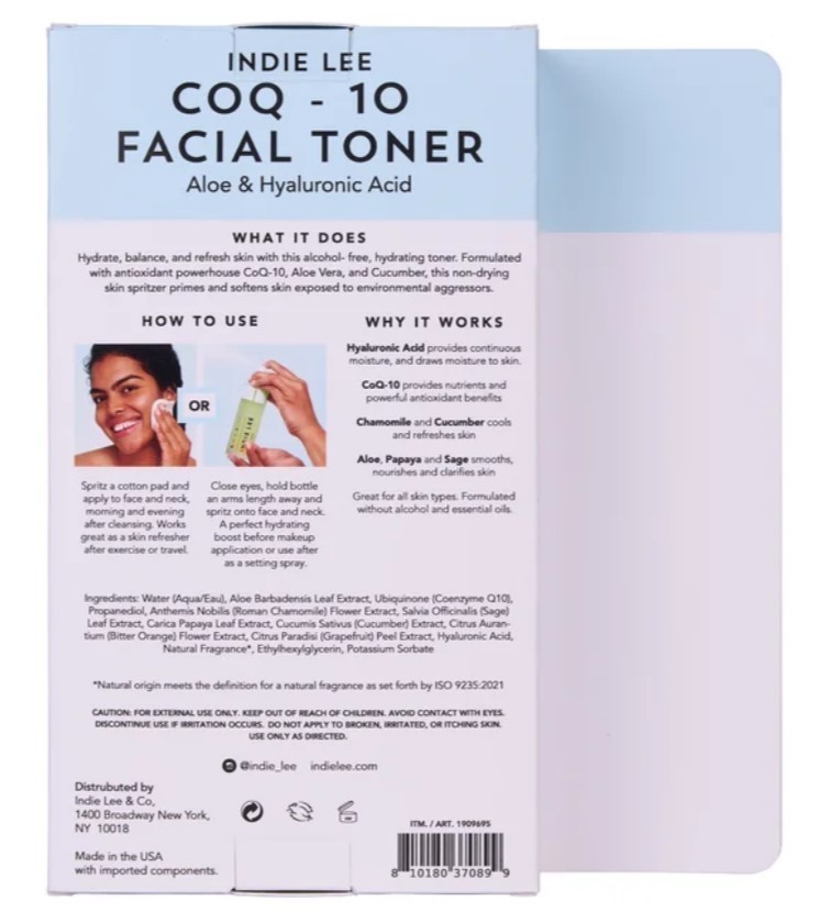Indie Lee CoQ-10 Toner - 4.2 fl oz - 2-pack