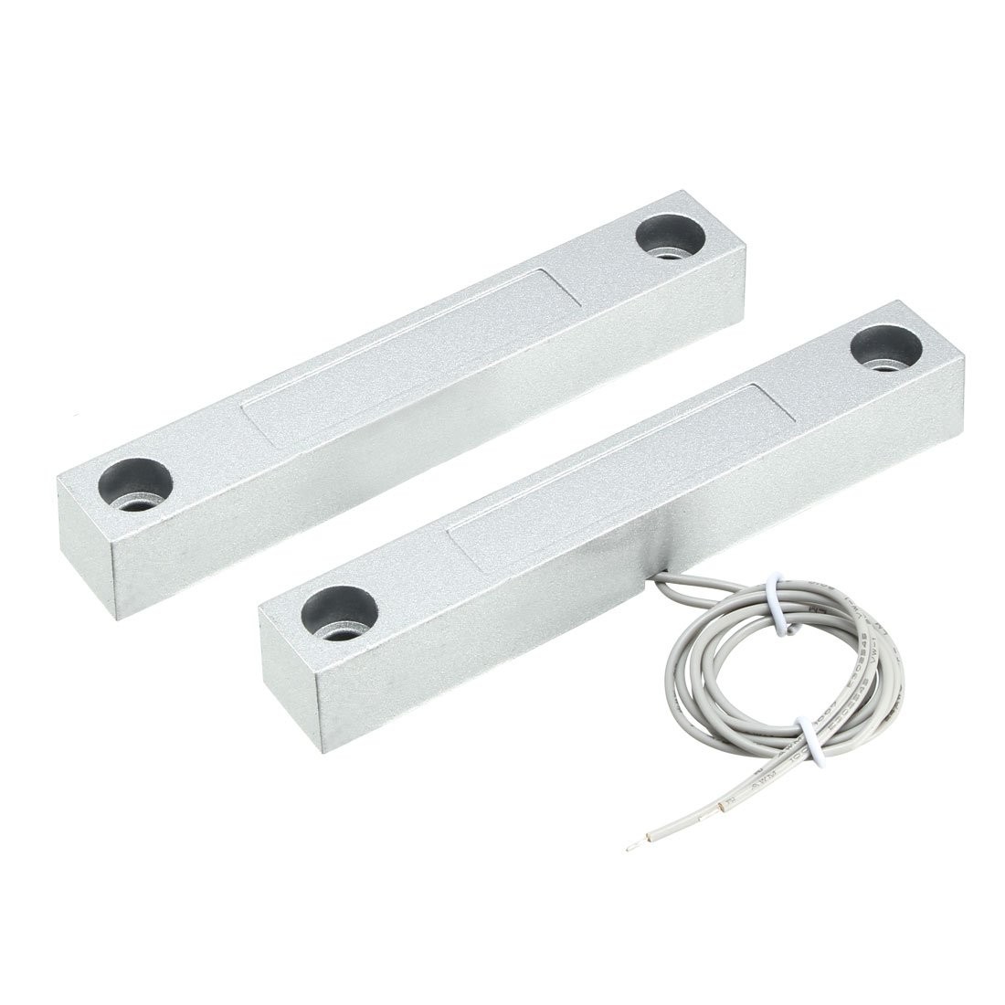 uxcell NC Alarm Security Rolling Gate Garage Door 30-50mm 1pcs, Silver