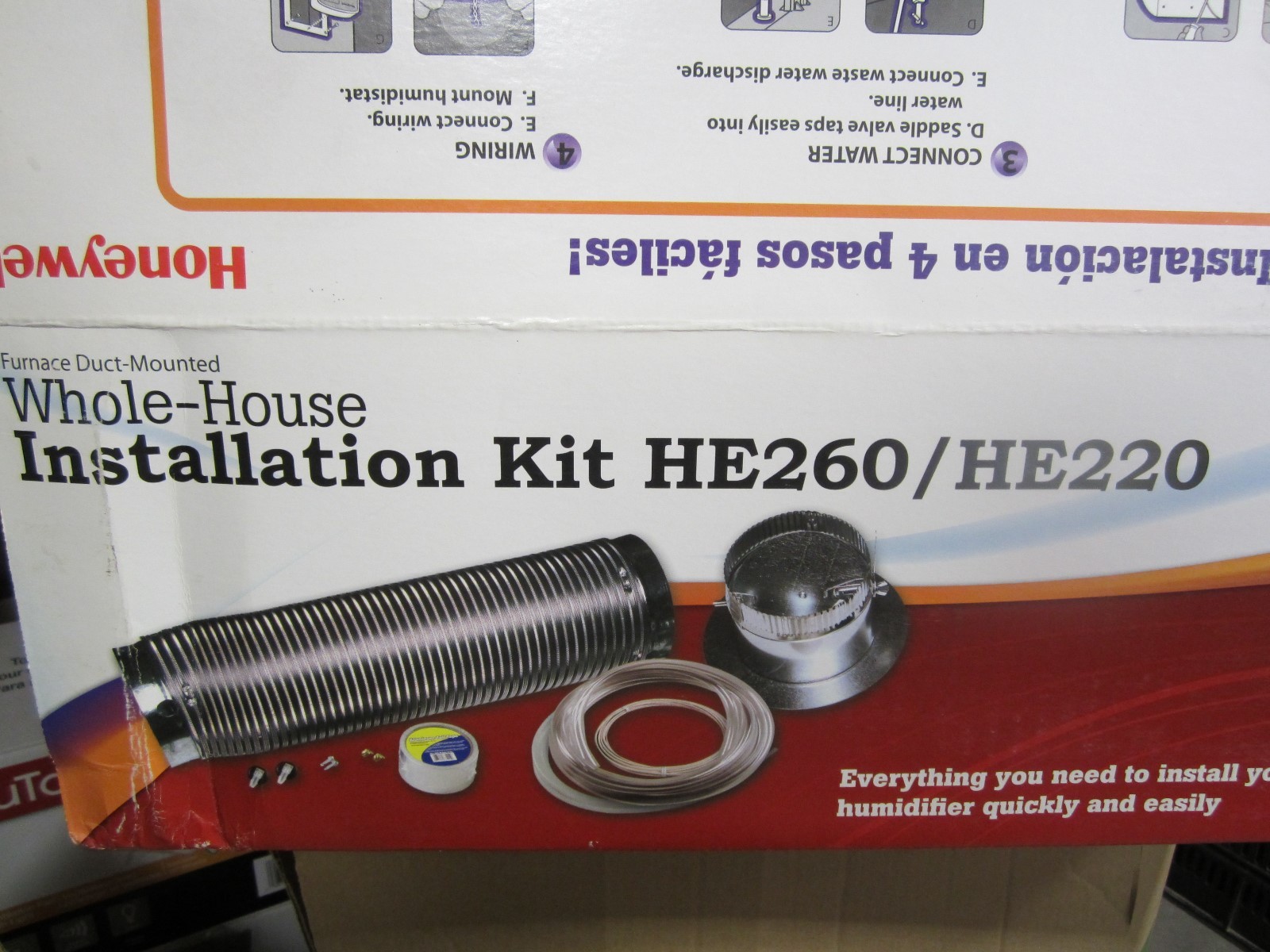 Free Ship, Honeywell Whole-House Installation Kit for HE260/HE220 Humidifiers