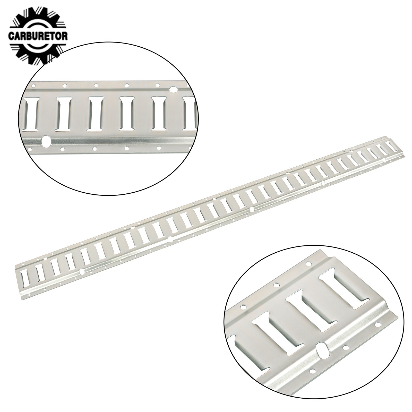 Silver 24 Pack 60" E Track Rail Sections With Mounting Hardware Fit For Trucks