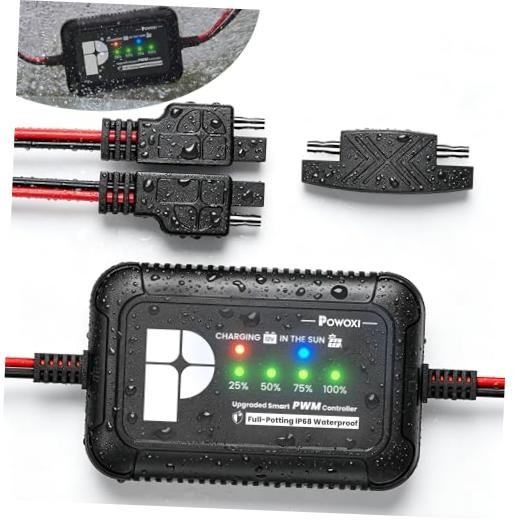 Solar Charge Controller 12V Battery Regulator for Solar Panels | 3 LED