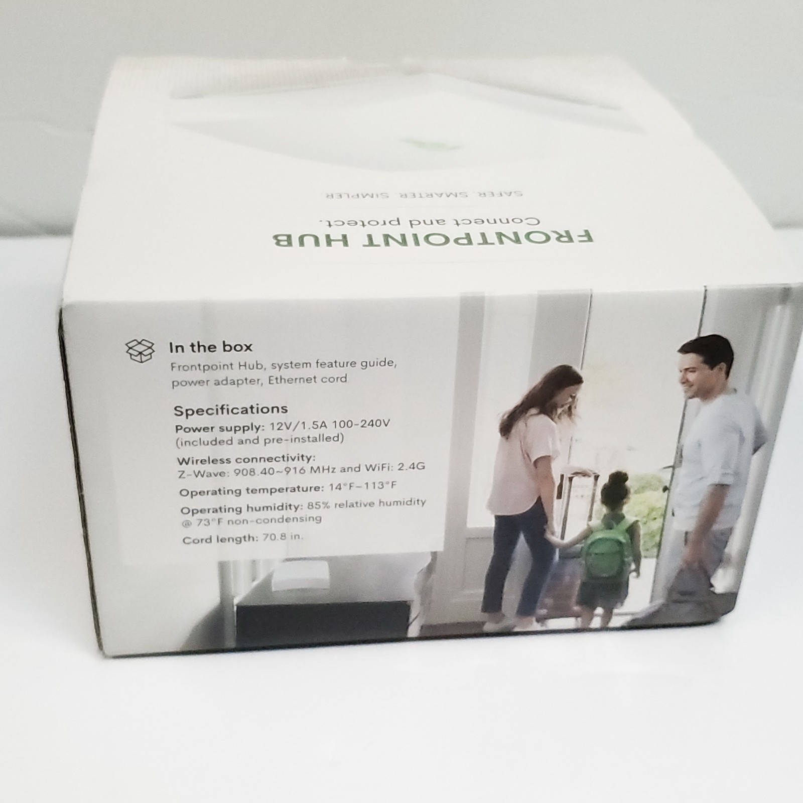 Frontpoint FPHUB3 Home Security System Hub with Power Supply New Open Box