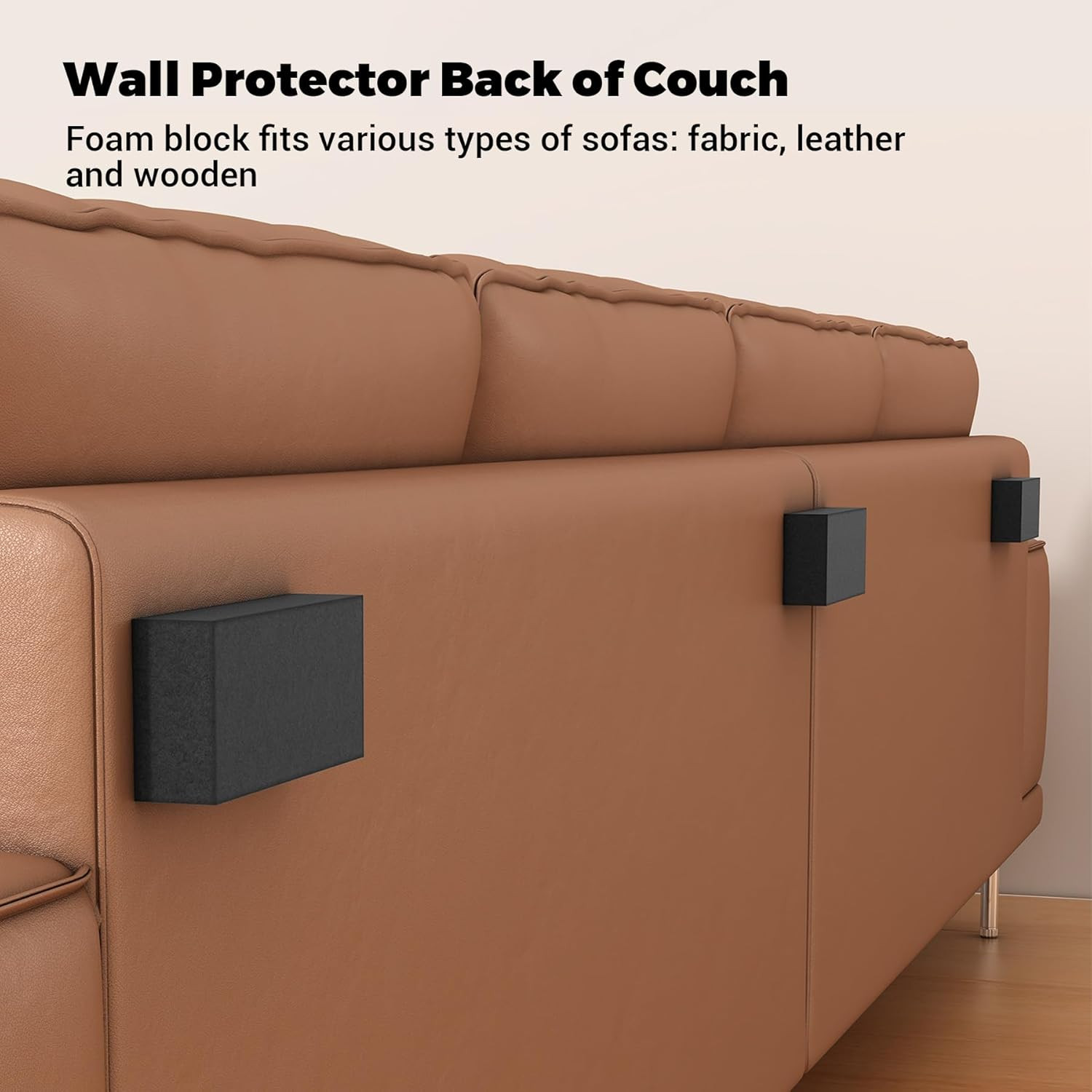 EVA Foam Furniture Wall Protectors, 23Pcs Headboard and Couch Bumpers