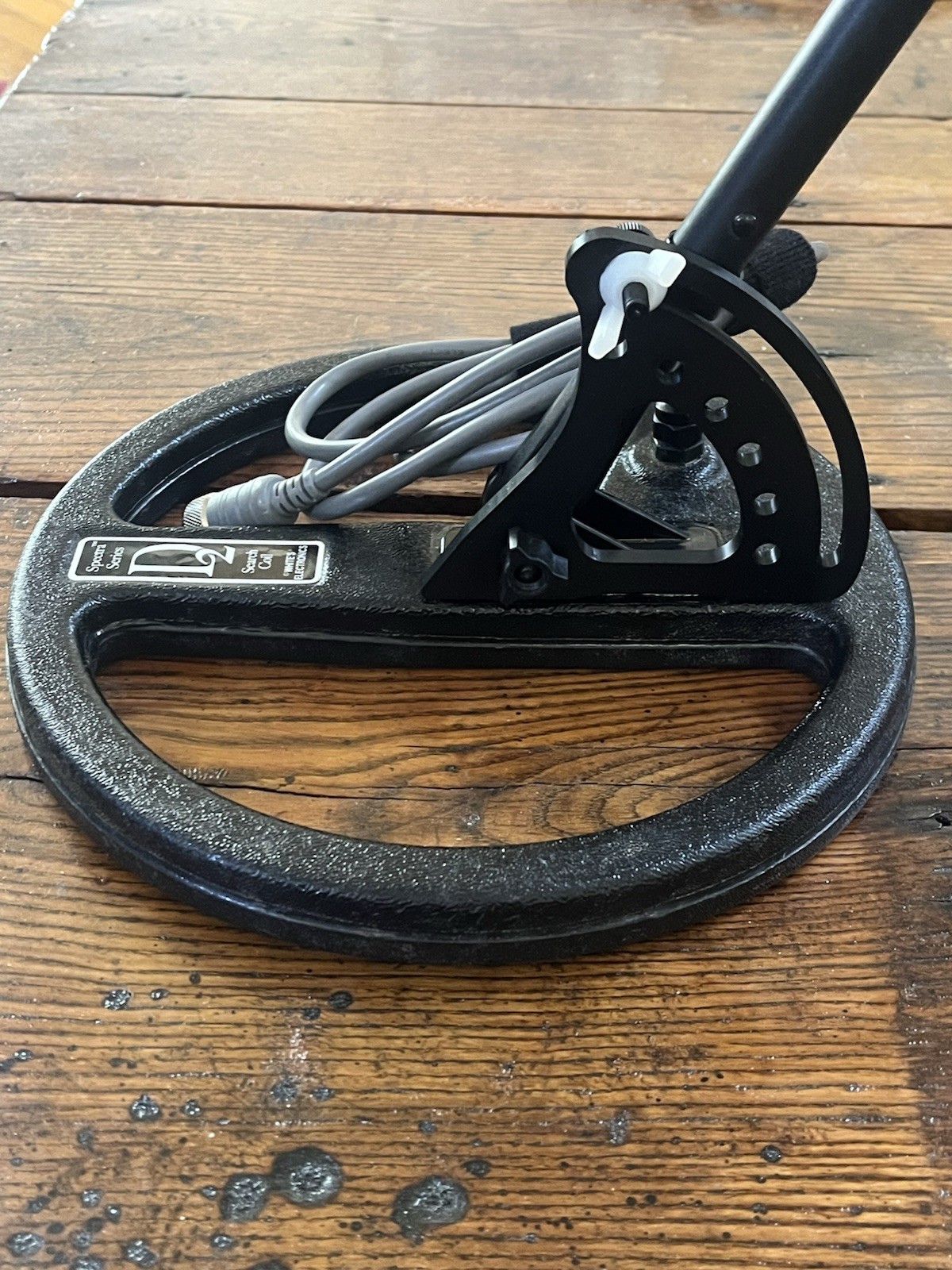 Metal Detector Coil Fully Adjustable Revised Steadying Bracket & Hardware