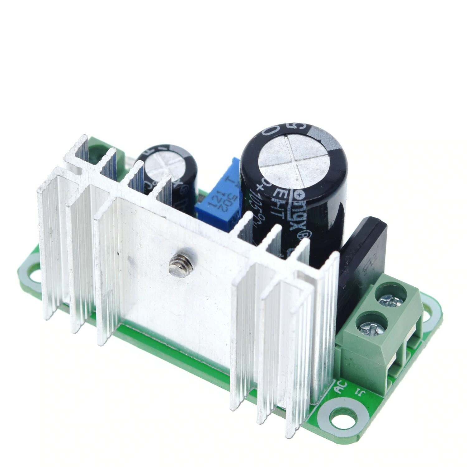 5-35VDC / 5-22VAC to 1-34VDC LM317T Step Down Linear Regulator Converter Module