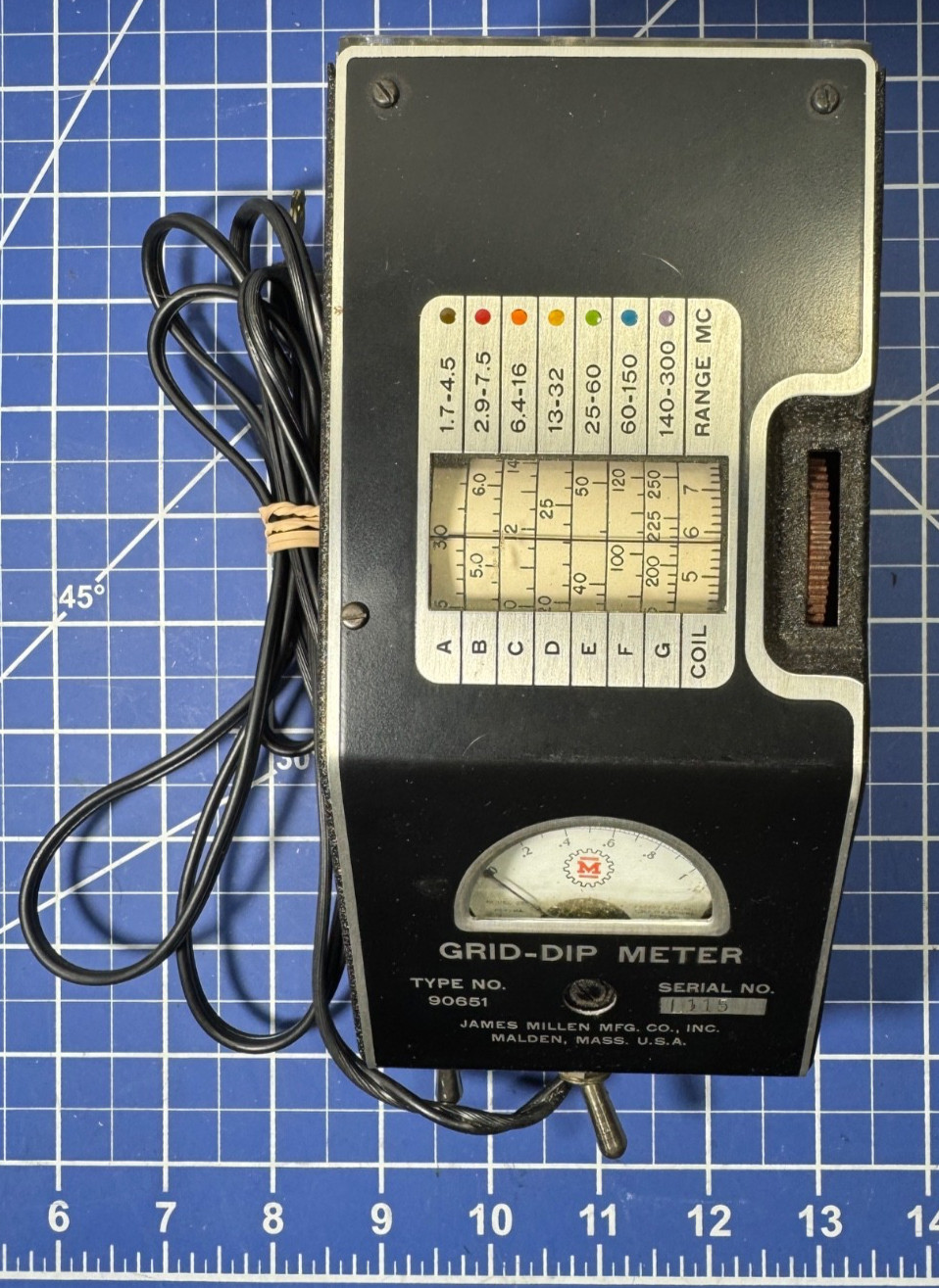 James Millen Grid Dip Meter Type No. 90561 - Clean - Tested