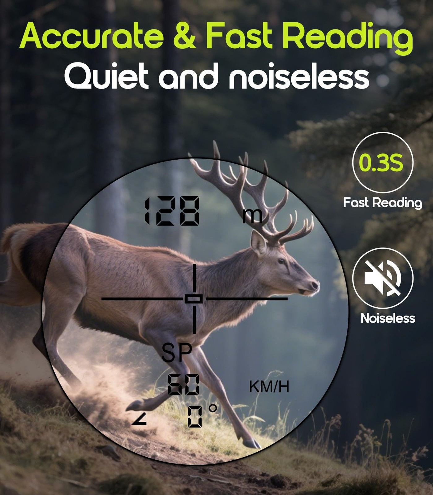 Range Finder for Hunting, 1200 Yards Laser Rangefinder with 6X Magnification,...