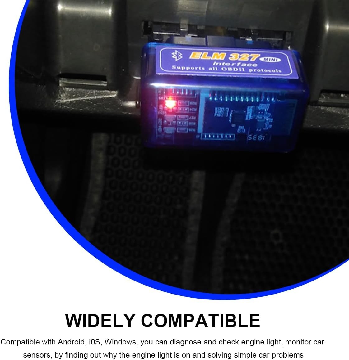 2 PCS ELM327 OBDII Car Auto Diagnostic Scanner, Professional Wireless Bluetooth