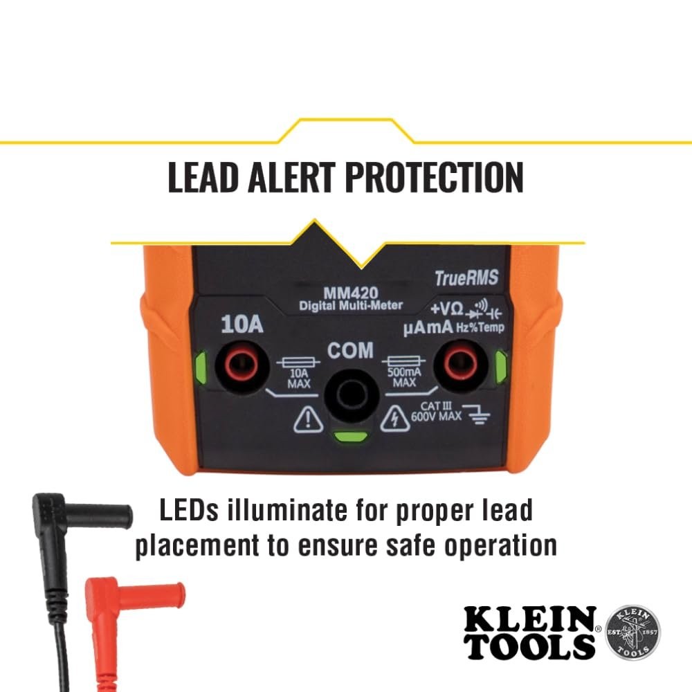 Klein Multimeters Digital Slim Auto-Ranging