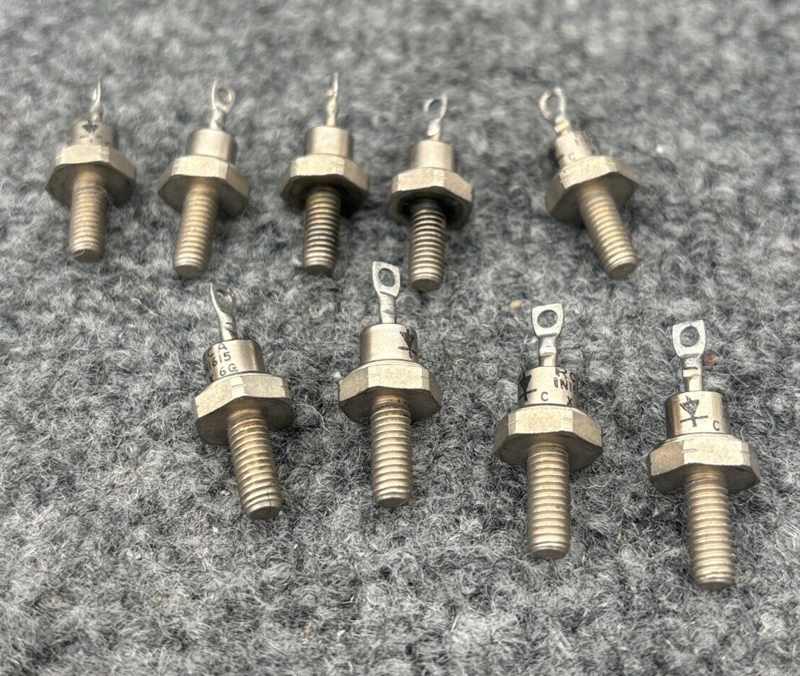 Lot of 9 - RCA 1N1615 Stud Rectifier Diode New