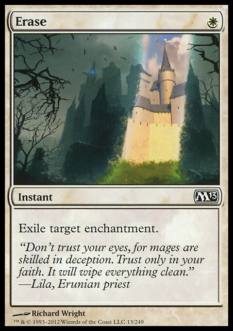 MTG Magic the Gathering Erase (13/260) Magic 2013 LP