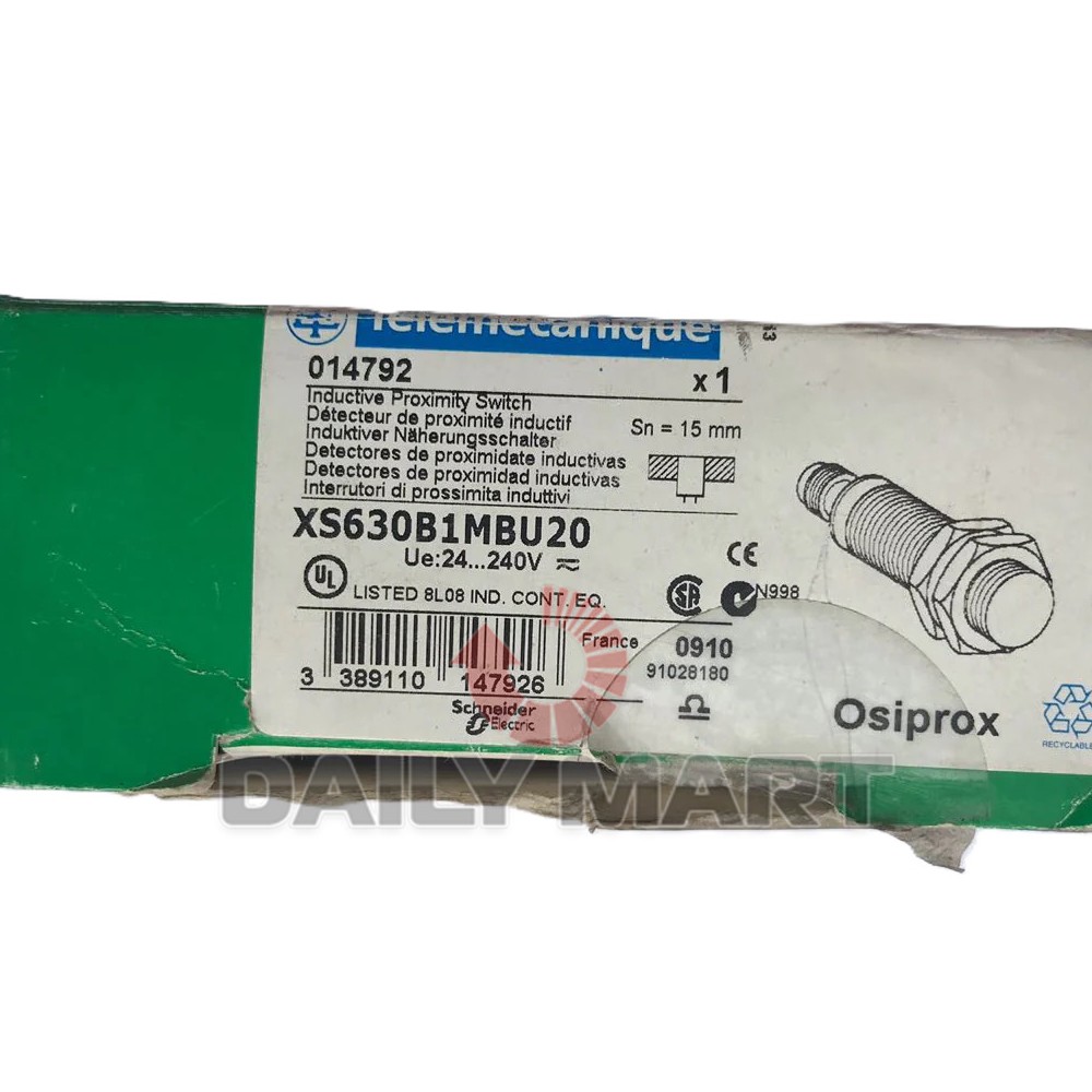 New In Box TELEMECANIQUE XS630B1MBU20 Inductive Sensor