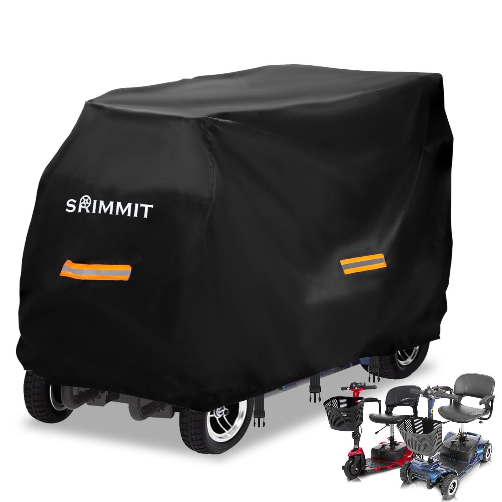 Upgraded Mobility Scooter Storage Cover,SRIMMIT Heavy Duty 420D Oxford Fabric...